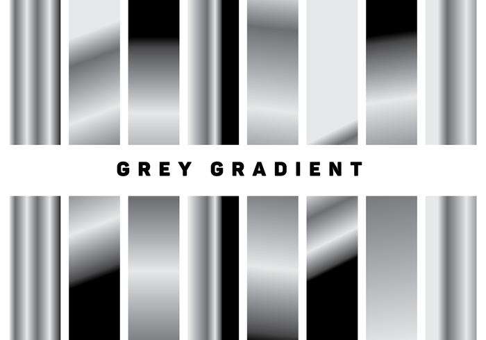 Metal Grey Gradient Vectors