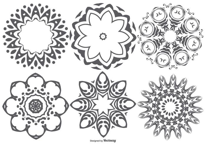 Decorative Abstract Shape Collection vector