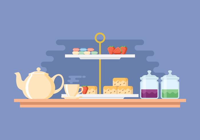 Afternoon Tea Party Illustration Afternoon Tea Party Illustration