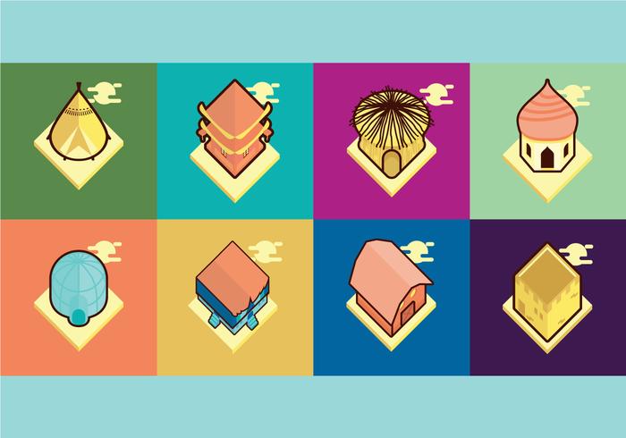 Traditional House Vector Illustration Traditional House Vector Illustration