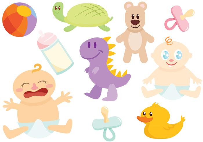 Free Baby's Toys Vectors Free Baby's Toys Vectors