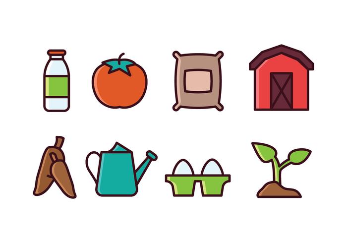 Agriculture Icon Set vector