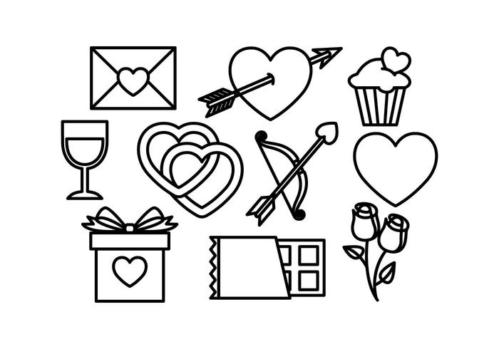 Free Valentines Icons Vector