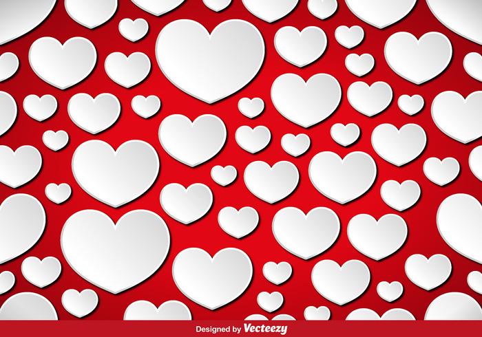 Vector Hearts Seamless Pattern.