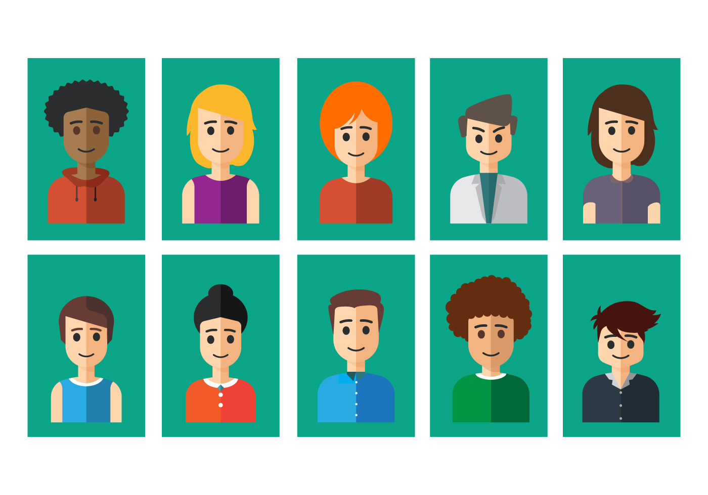 HighQuality SVG Client Persona Avatar Illustration Pack #40 HighQuality SVG Client Persona Avatar Illustration Pack