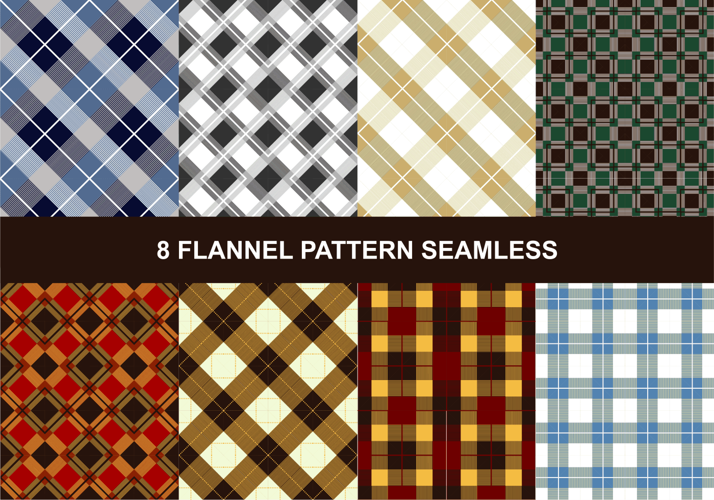 Flannel Pattern Seamless 139577 Vector Art at Vecteezy