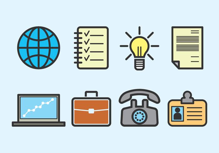 Outline Business Vector Icons