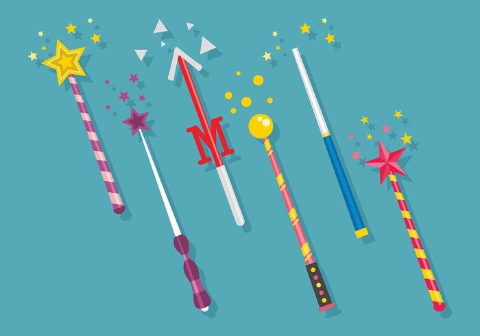 Magic Stick Vector Art