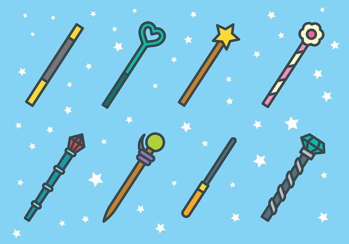 Free Magic Stick Icons Vector