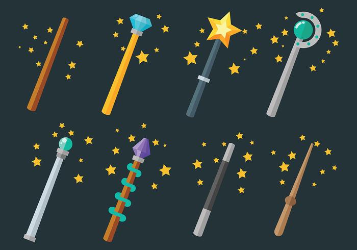 Free Magic Stick Icons Vector