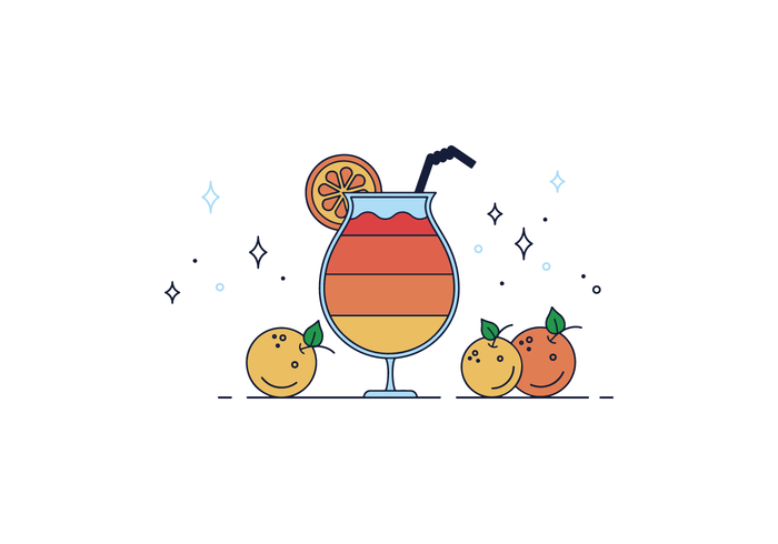 Orange Juice Vector