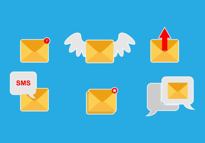 SMS Icon Vector Set SMS Icon Vector Set