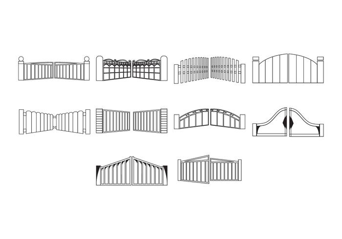 Free Gate Icon Vector Free Gate Icon Vector