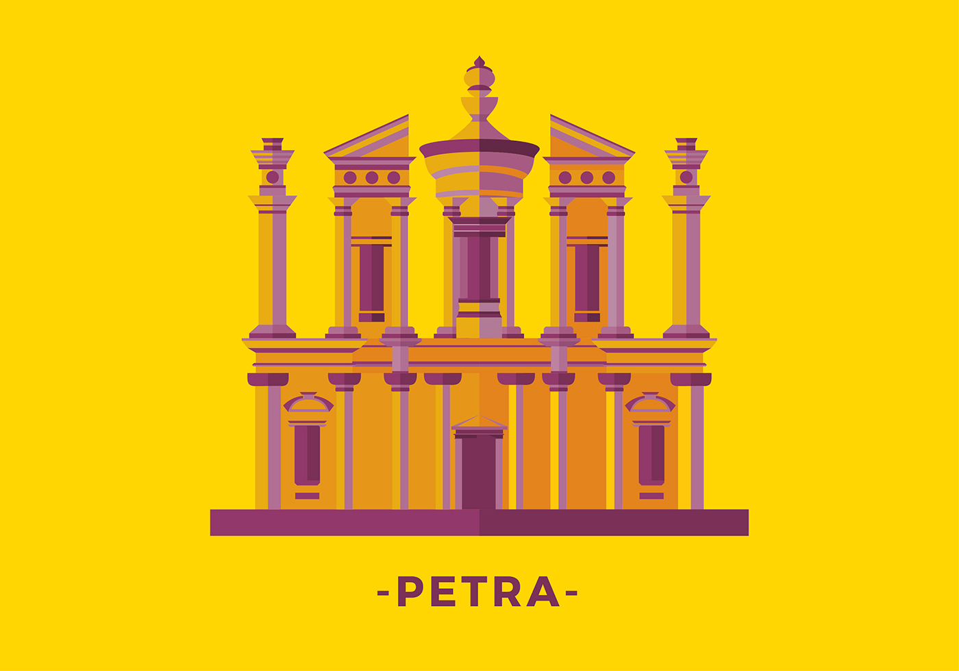 Petra Flat Free Vector 139750 Vector Art at Vecteezy