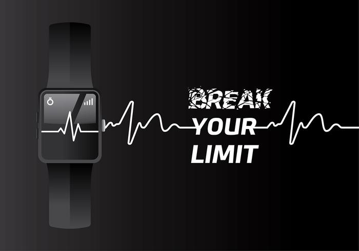 Heart Rate Fit Tracker Free Vector