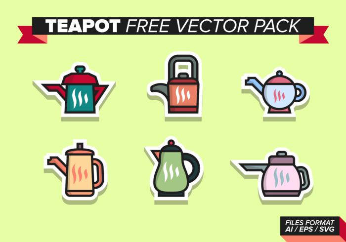 Teapot Free Vector Pack Teapot Free Vector Pack