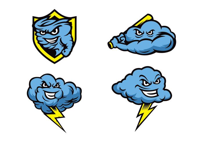 Storms Mascot Vector