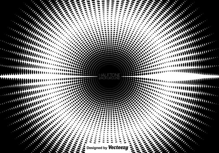 Circular Vector Halftone