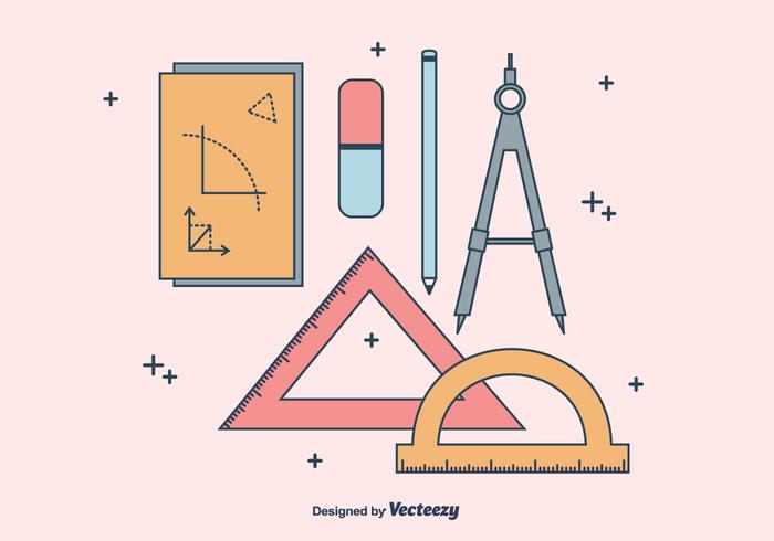 Geometría y las matemáticas del sistema de herramienta vectorial vector