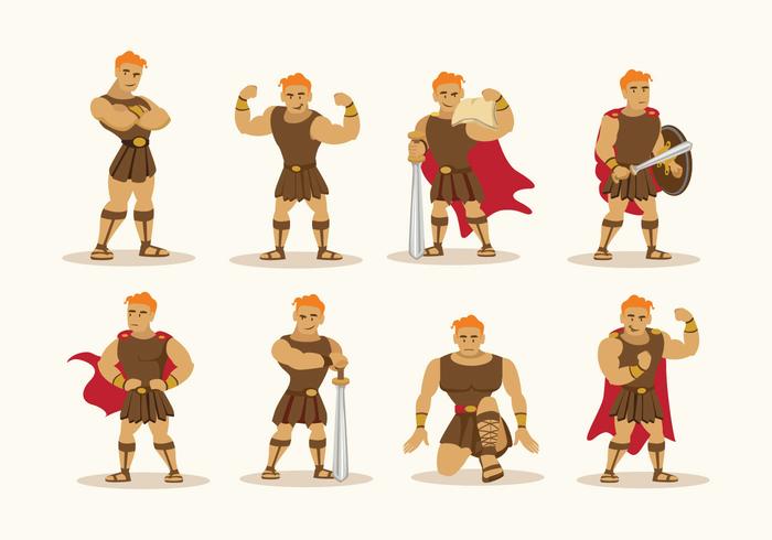 Hercules Character Vector