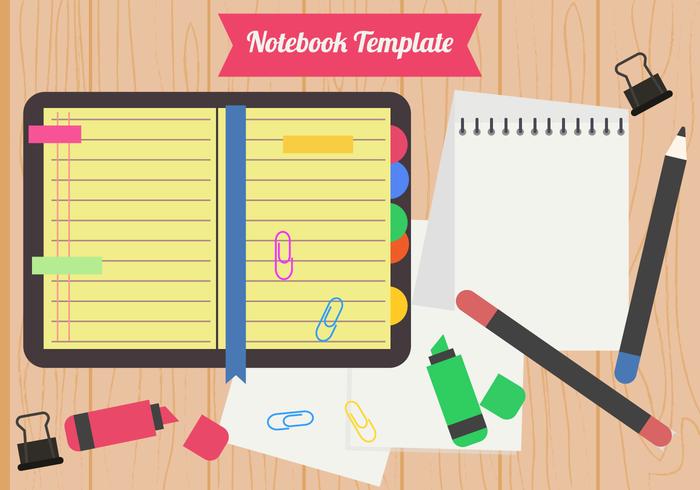 Flat Style Of Blank Block Notes 139933 Vector Art at Vecteezy