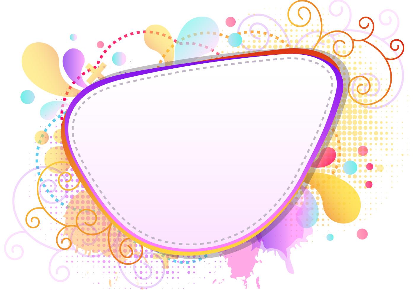 Colorfull Splash Of Funky Frames 139936 Vector Art at Vecteezy