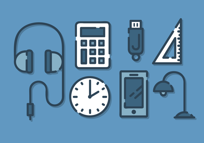 Free Office Elements Vector Free Office Elements Vector