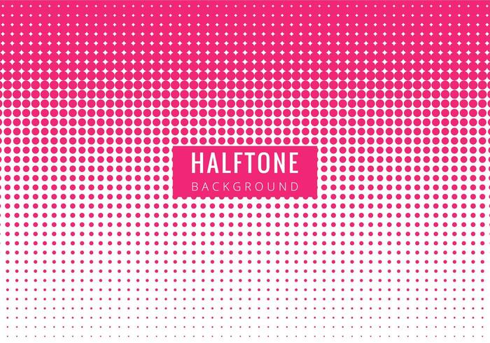 Free Vector Modern Pink Halftone Backgrpound