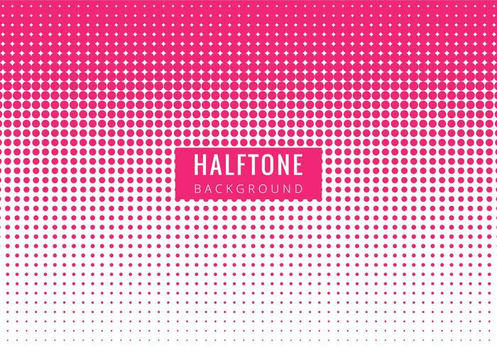 Free Vector Modern Pink Halftone Backgrpound