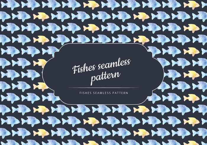 Vector Golden Fish Seamless Pattern Vector Golden Fish Seamless Pattern