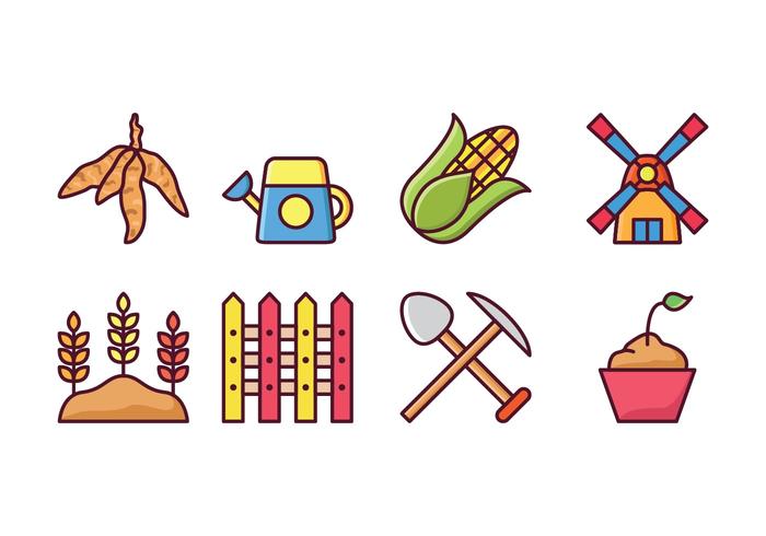 Agriculture Icon Set vector