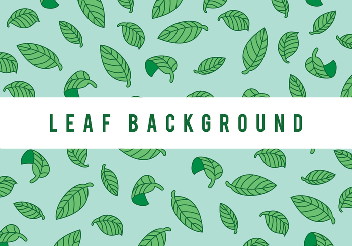 Green Leaf Background Vector