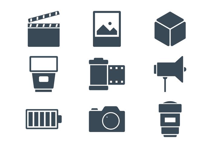 Photography Icons vector