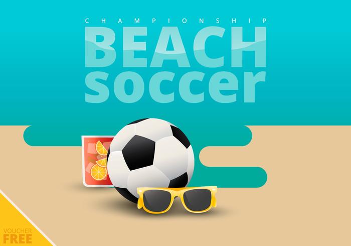 Beach Soccer Illustration Beach Soccer Illustration