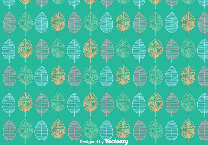 Leaves Ornament Pattern Background vector