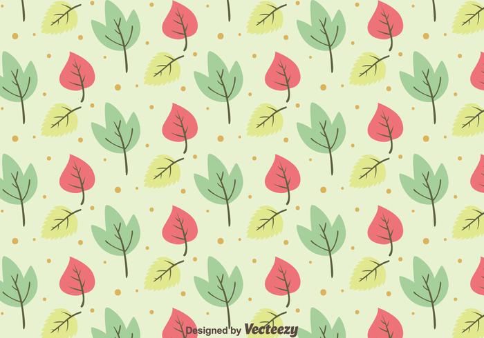 Nice Leaves Pattern Background vector