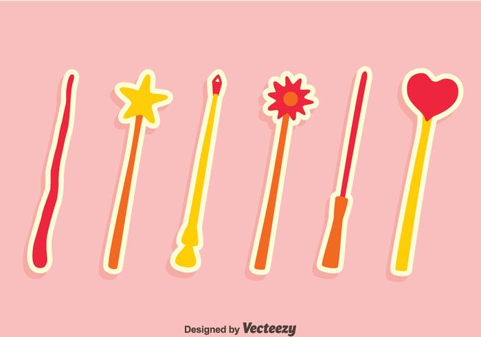 Nice Magic Stick Vectors