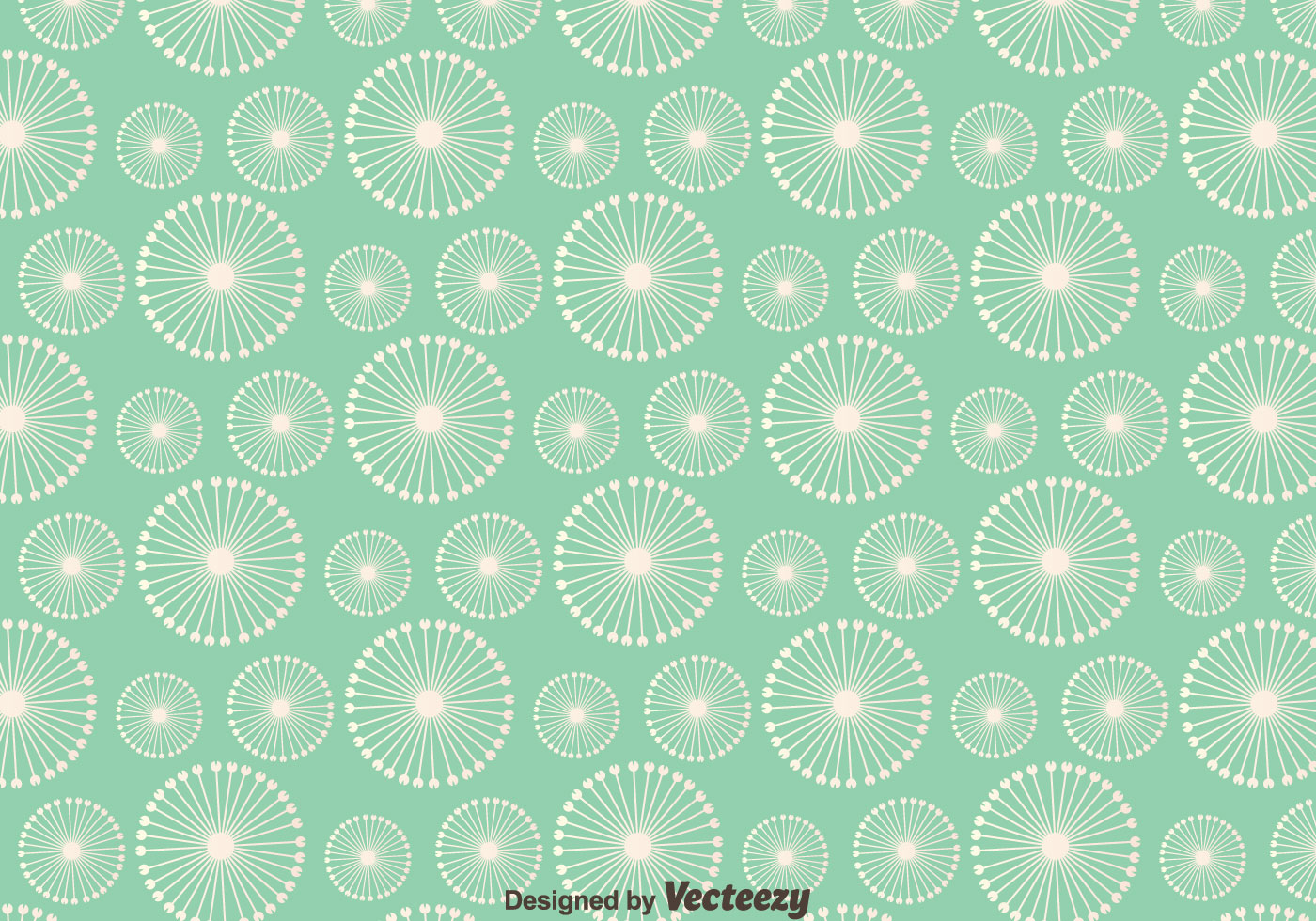 Dandelion Seamless Pattern Background 140176 Vector Art at Vecteezy