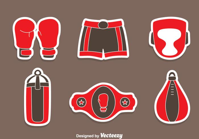 Great Boxing Element Vectors