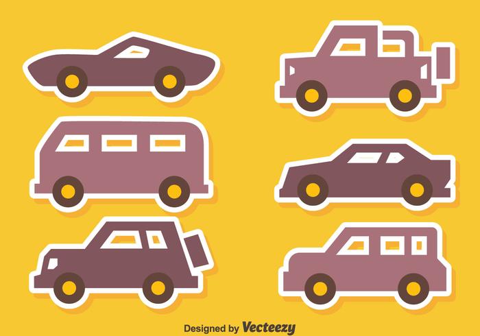 Nice Car Icons Vectors