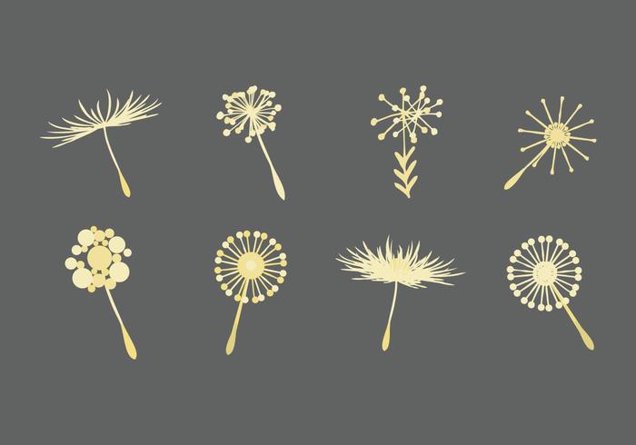 Free Dandelion Icons Vector