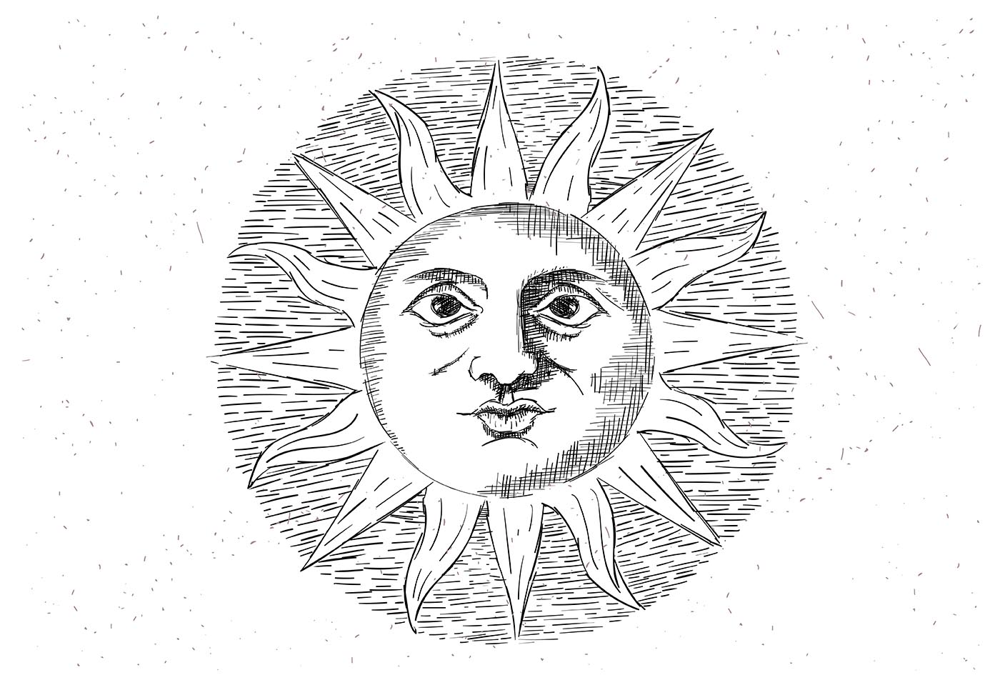 Download Vector Sun Illustration - Download Free Vectors, Clipart Graphics & Vector Art