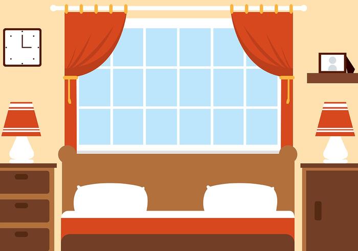 Free Vector Bedroom