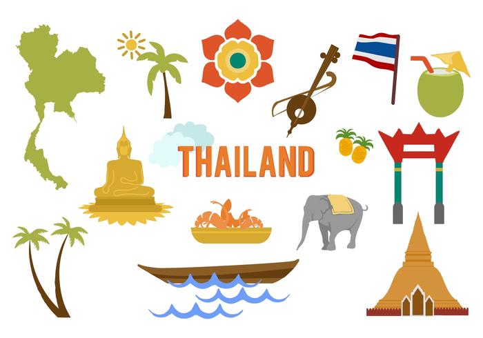 Thailand Elements Vector