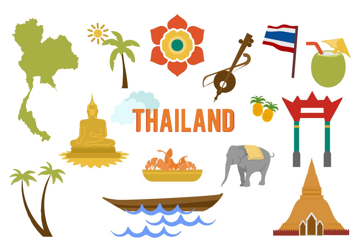 clipart thailand map - photo #40