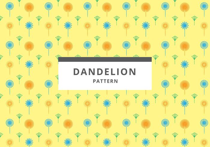 Free Dandelion Pattern Vector