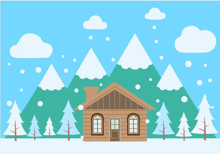 Winter Scenery Vector