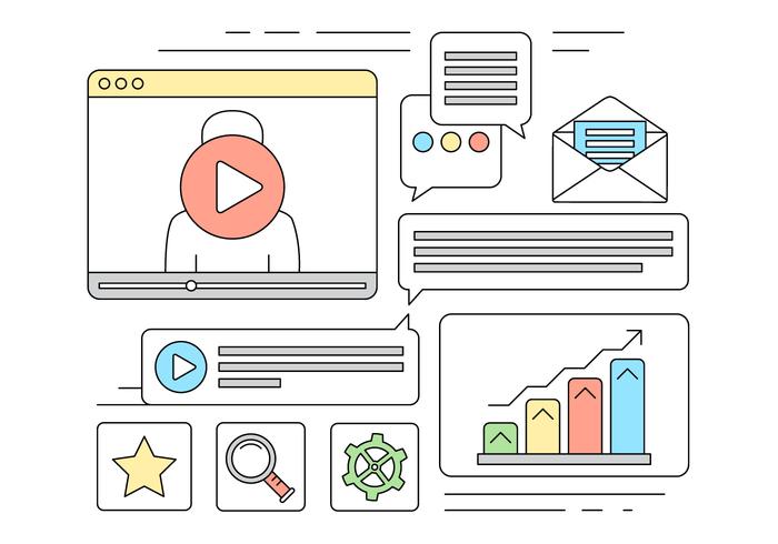 Online Marketing Vector Icons for Free