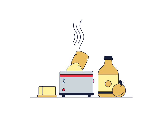 Free Breakfast Vector
