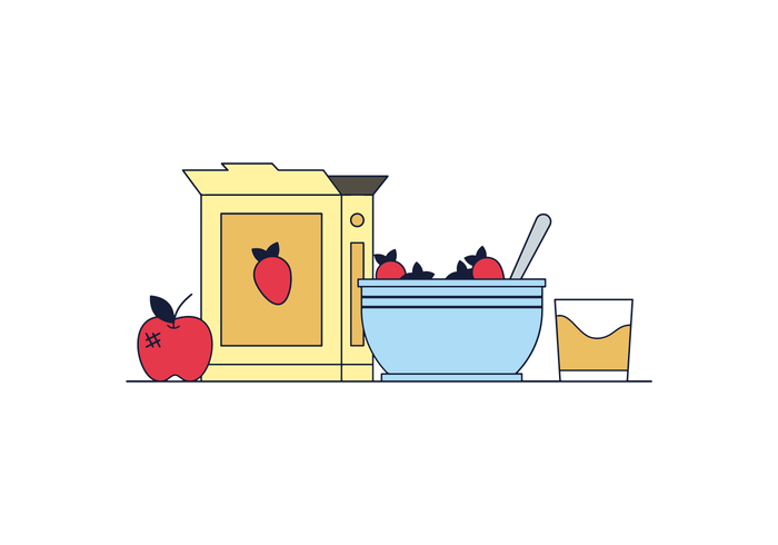 Free Healthy Breakfast Vector Free Healthy Breakfast Vector